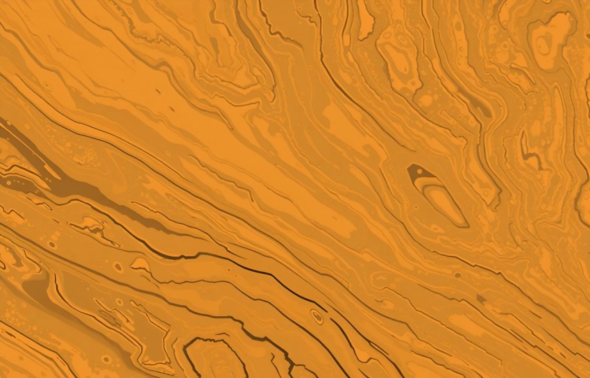 Abstract Marbled Surface with Orange and Cream